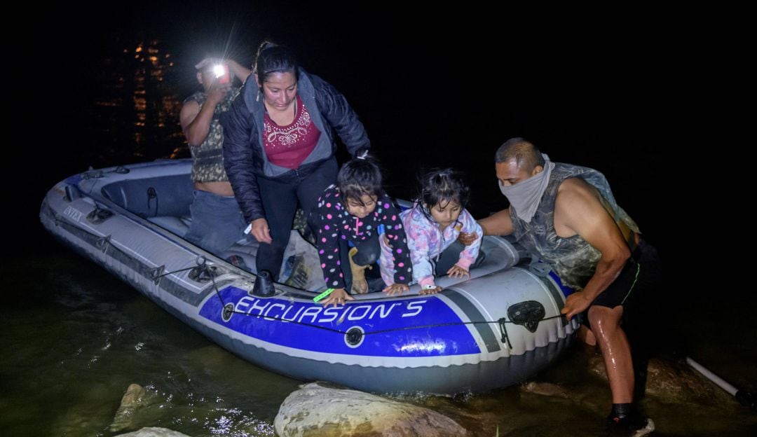 Migrantes centroamericanos en la travesía hacia Estados Unidos 