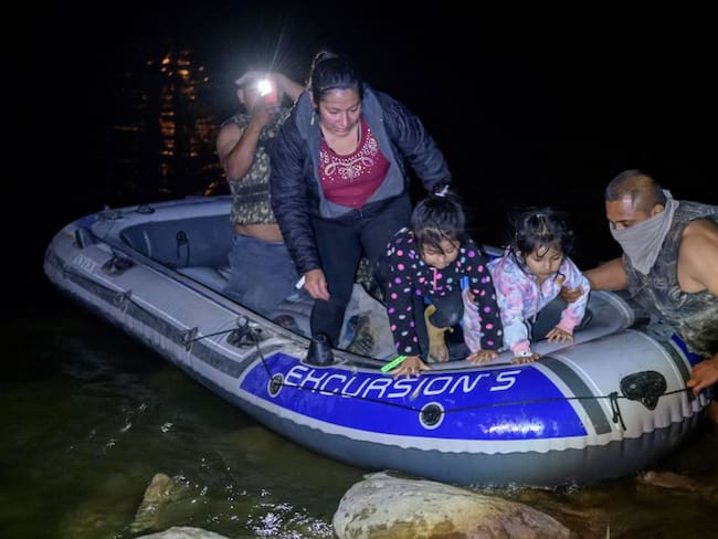 Migrantes centroamericanos en la travesía hacia Estados Unidos 