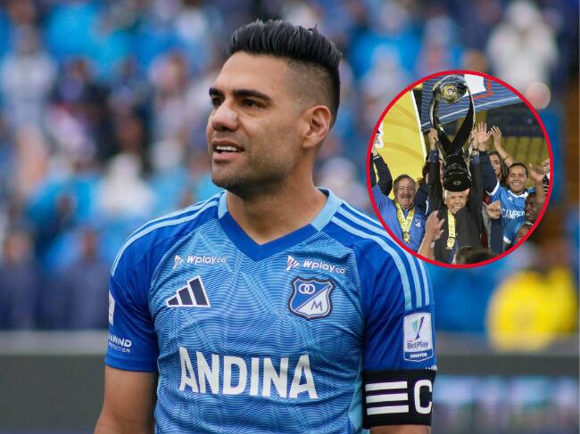 Falcao García, durante su época como jugador de Millonarios / Getty Images.