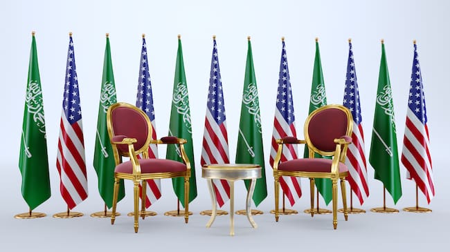 Estados Unidos anuncia acuerdo nuclear civil con Arabia Saudita. Getty Images
