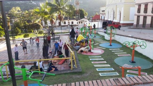 En este parque se registraron los accidentes.