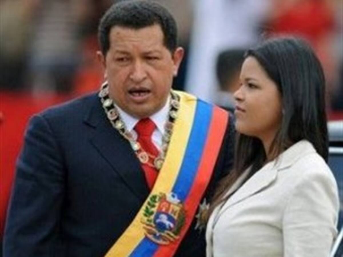 Chávez niega que su hija mayor sea la candidata a sucederle en la Presidencia