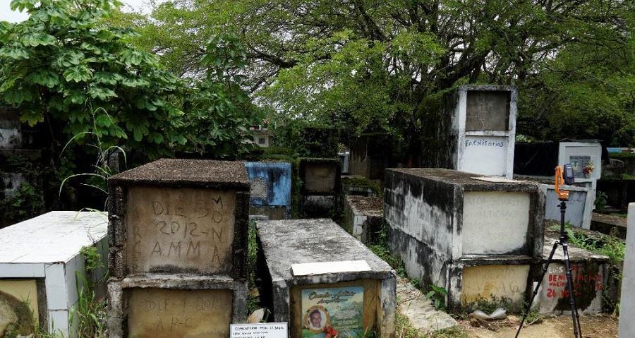 Cementerio de El Bagre, Antioquia. Foto: Unidad de Búsqueda de Personas dadas por Desaparecidos.