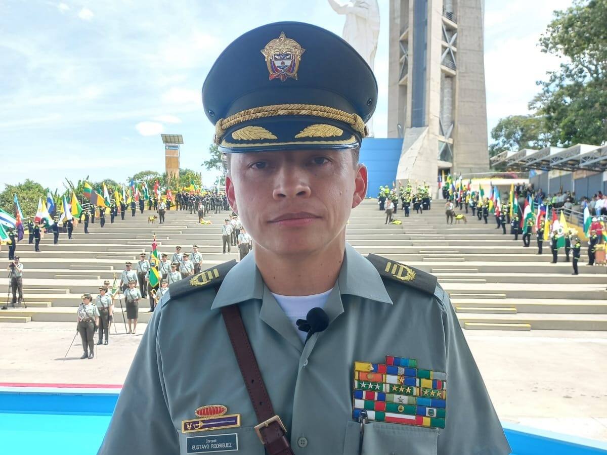 El coronel Gustavo Rodríguez asume la Policía de Santander