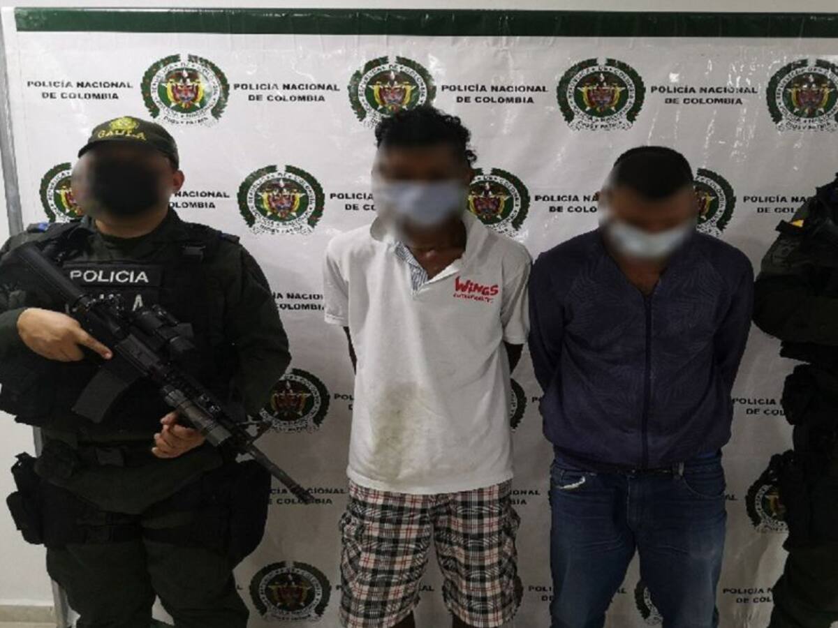 Cayeron dos hombres cuando recibían dinero de una extorsión en Cartagena