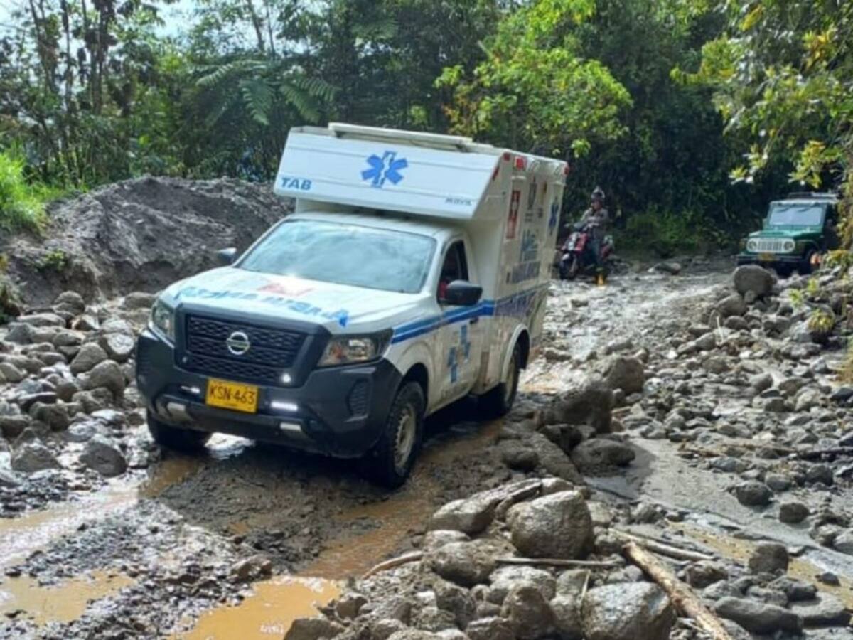 Derrumbes siguen afectando la movilidad en la vía Herveo – Delgaditas