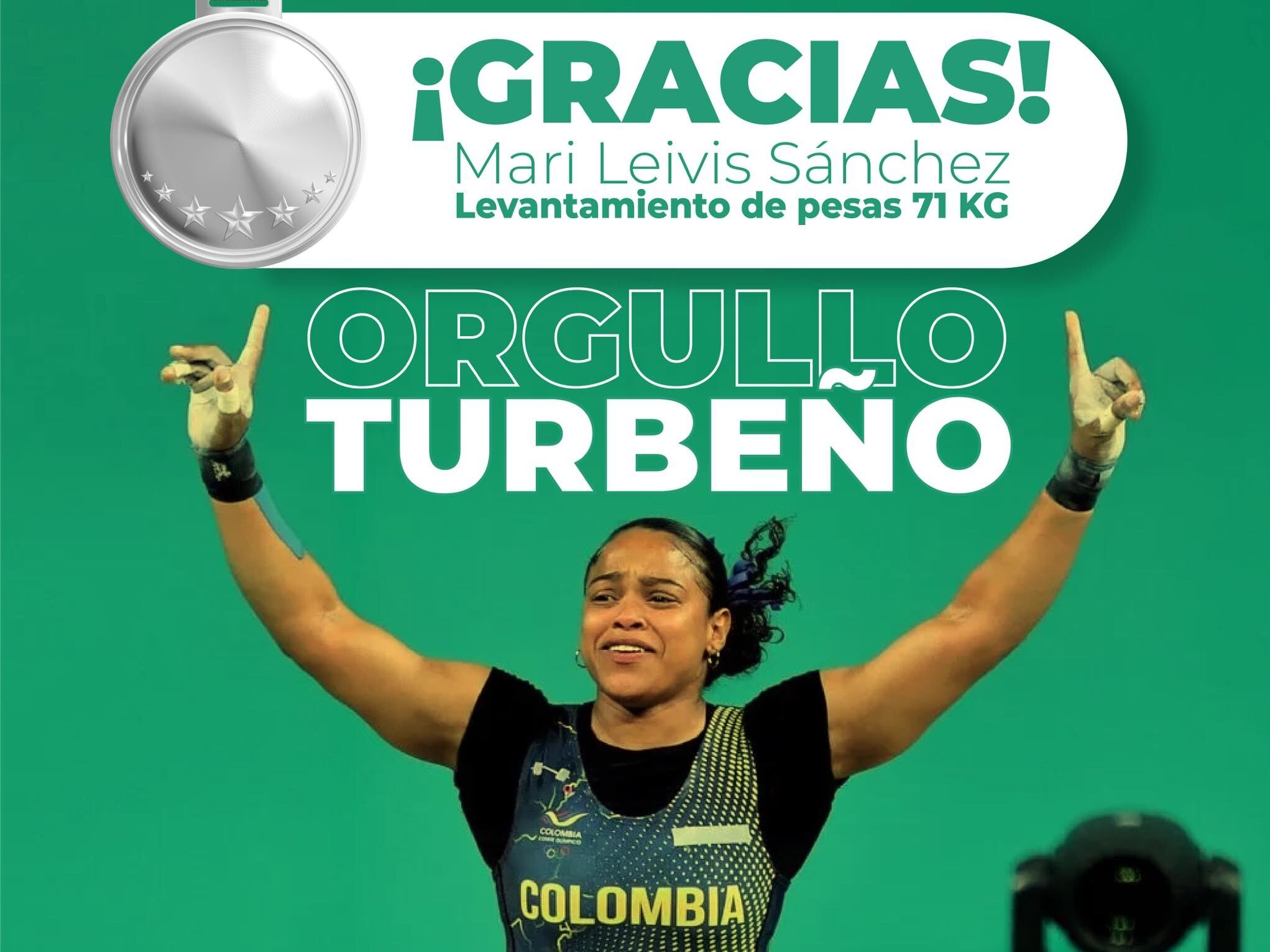 Mari Leivis Sánchez- Foto Distrito de Turbo