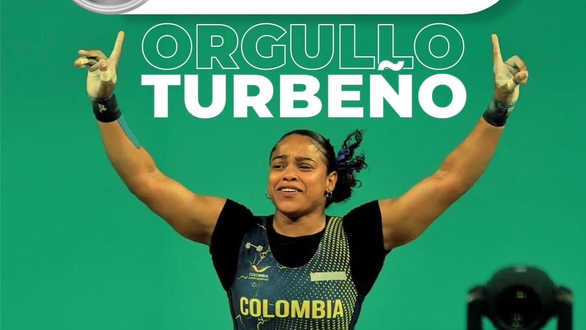 ¡Turbo está de fiesta! Medalla olímpica de plata para una urabaense