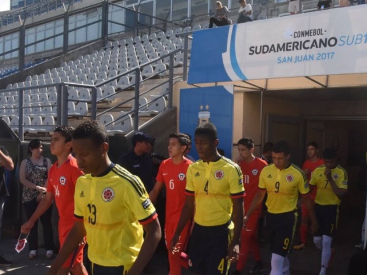 Colombia cae ante Chile y se despide del Sudamericano Sub-15