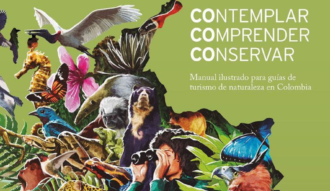 La guía contiene información sobre el patrimonio natural colombiano. 