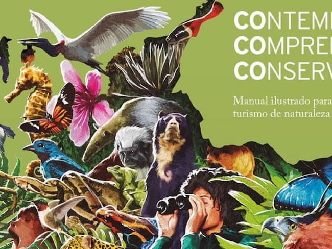 La guía contiene información sobre el patrimonio natural colombiano. 