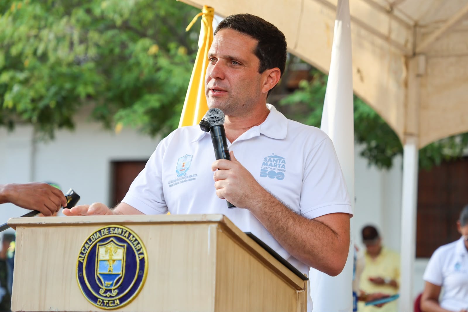 Renuncia el secretario de Gobierno de Santa Marta, Camilo George/ Cortesía