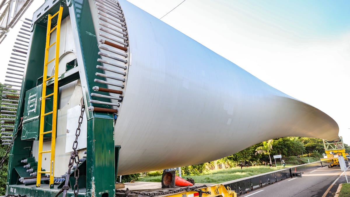 ¿Dónde estará ubicado un parque eólico en el Atlántico?: ya llegaron los aerogeneradores