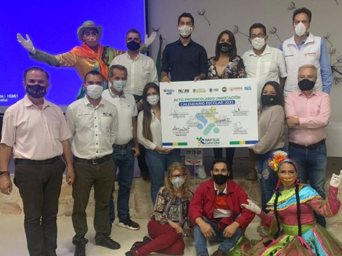 Secretarías de educación del Eje Cafetero unifican calendario para el 2.021