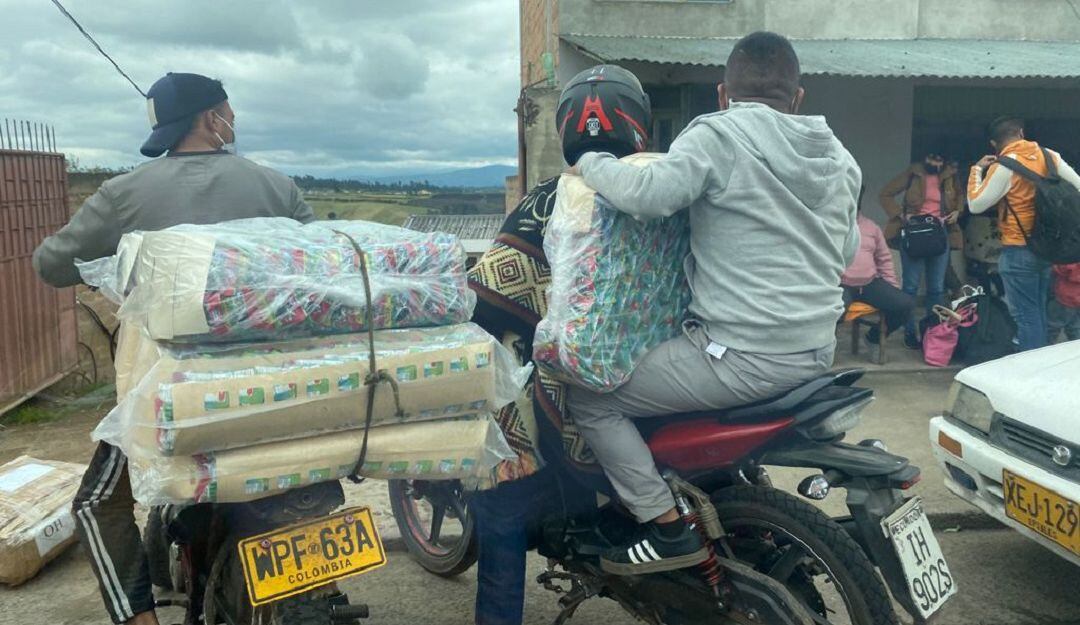 El paso de contrabando de toda clase de mercancías