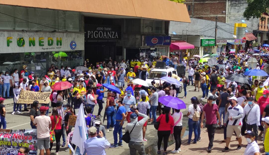 Protestas 28 de abril en  Neiva 