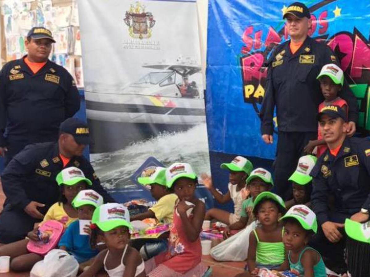 Niños de Isla Tierra Bomba en Cartagena disfrutaron de la Navidad
