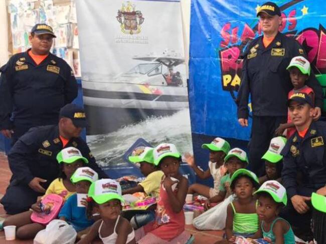 Niños de Isla Tierra Bomba en Cartagena disfrutaron de la Navidad