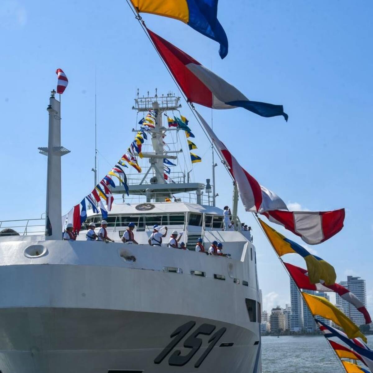 ARC “Simón Bolívar” zarpó desde Cartagena con 12° Expedición Antártica de Colombia