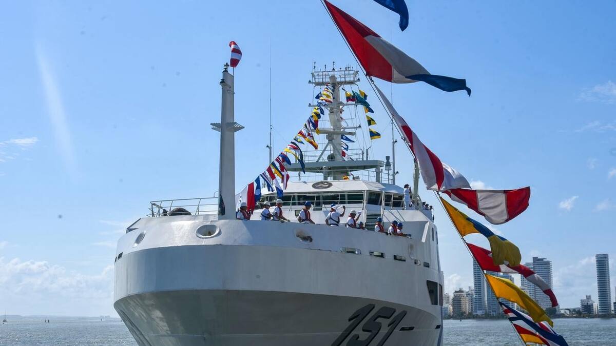 ARC “Simón Bolívar” zarpó desde Cartagena con 12° Expedición Antártica de Colombia