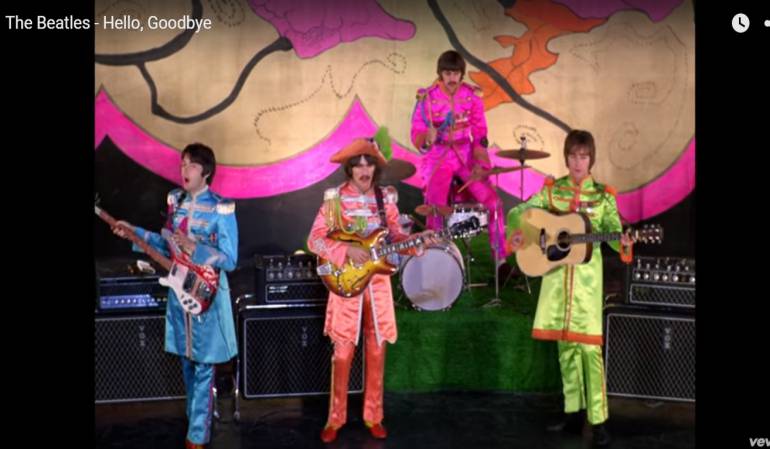 Captura de pantalla The Beatles Vevo.