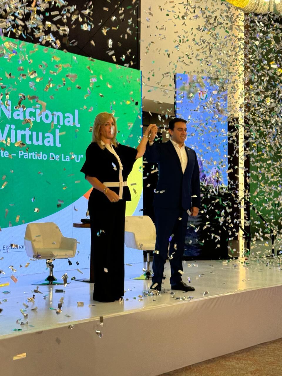 Clara Luz Roldán y Alexander Vega nuevos dirigentes del Partido de la U