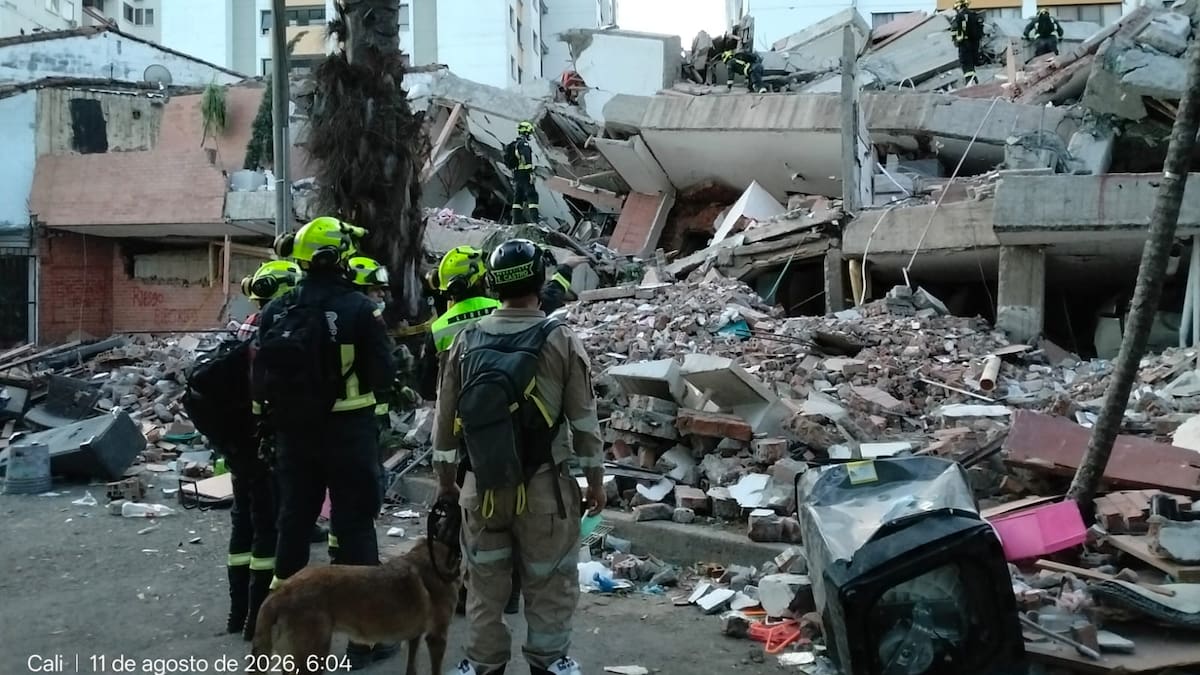 USAR-PASTO llegó a Cali para apoyar la labor de búsqueda de personas atrapadas tras terremoto