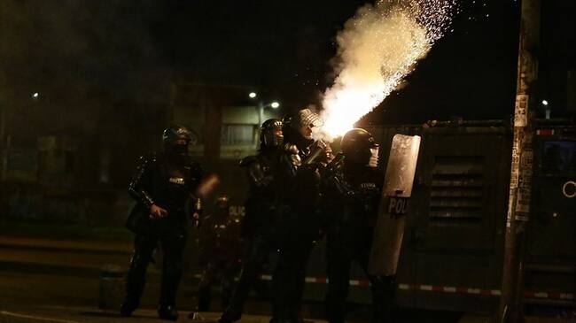 Antonia Urrejola, presidenta de la CIDH, manifestó en La W que la Fuerza Pública debe tener protocolos adecuados para evitar heridos y muertos.. Foto: Colprensa-Sergio Acero
