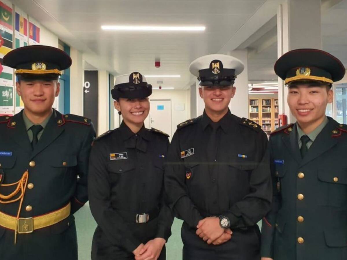 Cadetes colombianos representan al país en Alemania