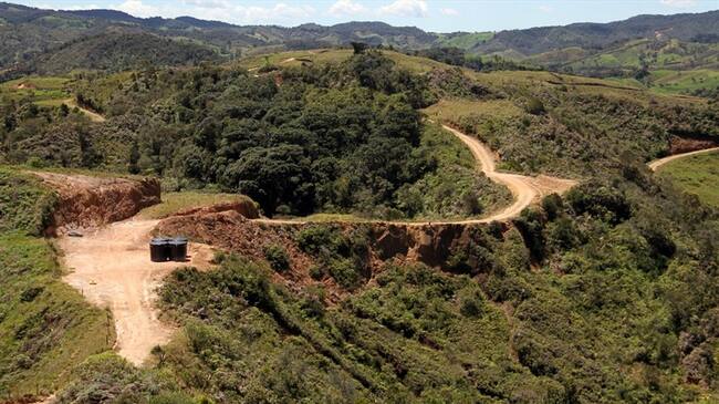 Municipio de Santa Rosa de Osos: mina subterránea con la que se extraerá 50.000 onzas de oro anuales durante 8 años . Foto: Colprensa