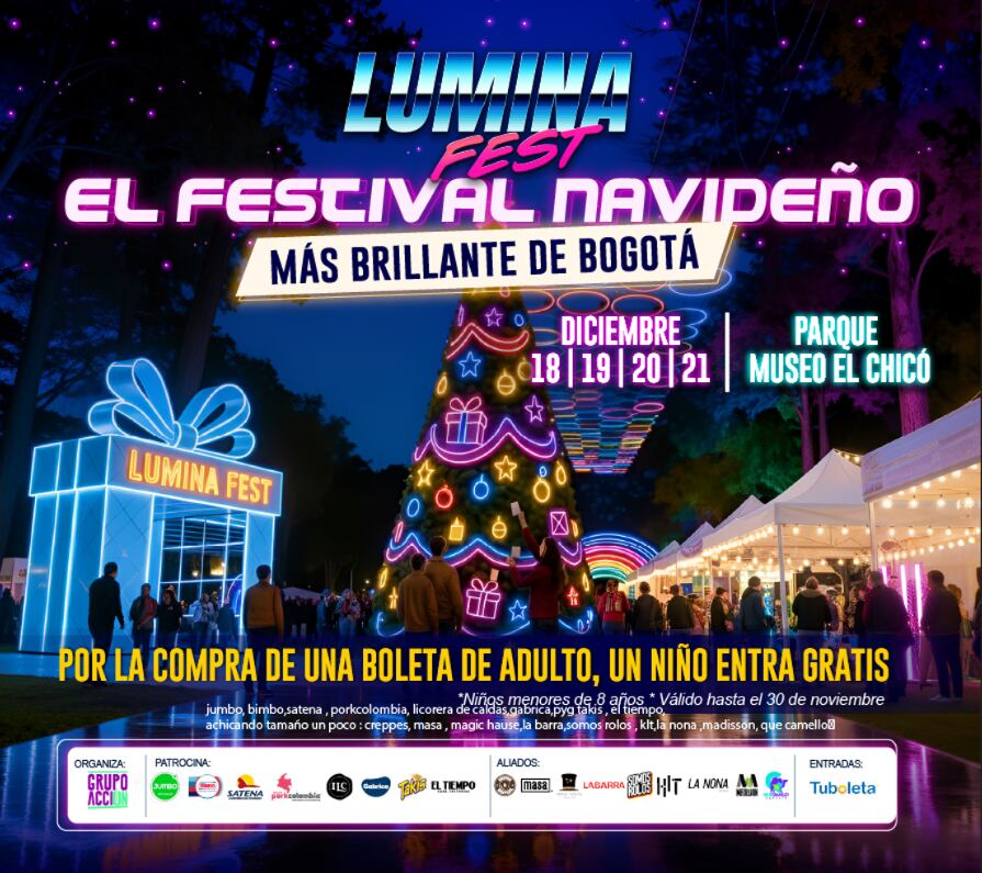 Festival Lumina en Bogotá