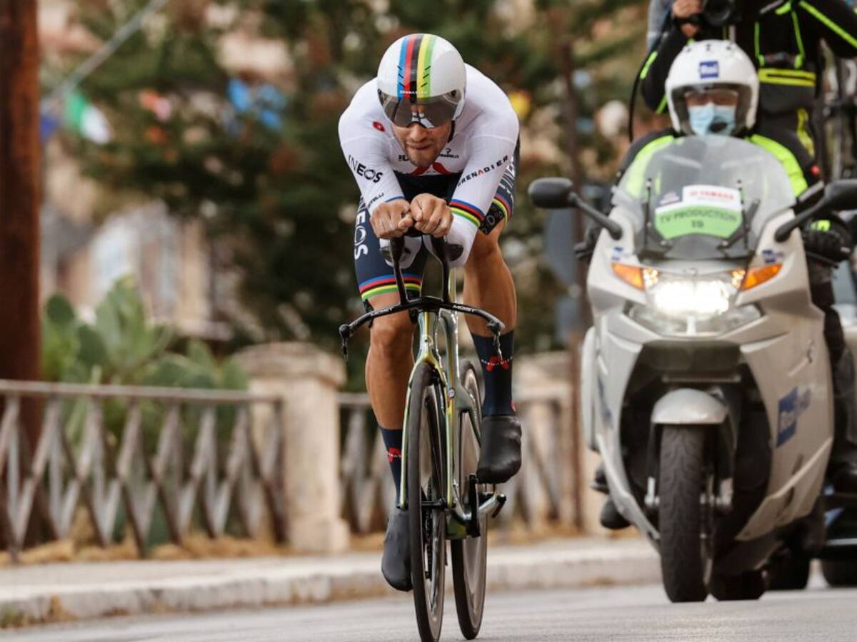 Filippo Ganna es el primer líder del Giro de Italia 2020