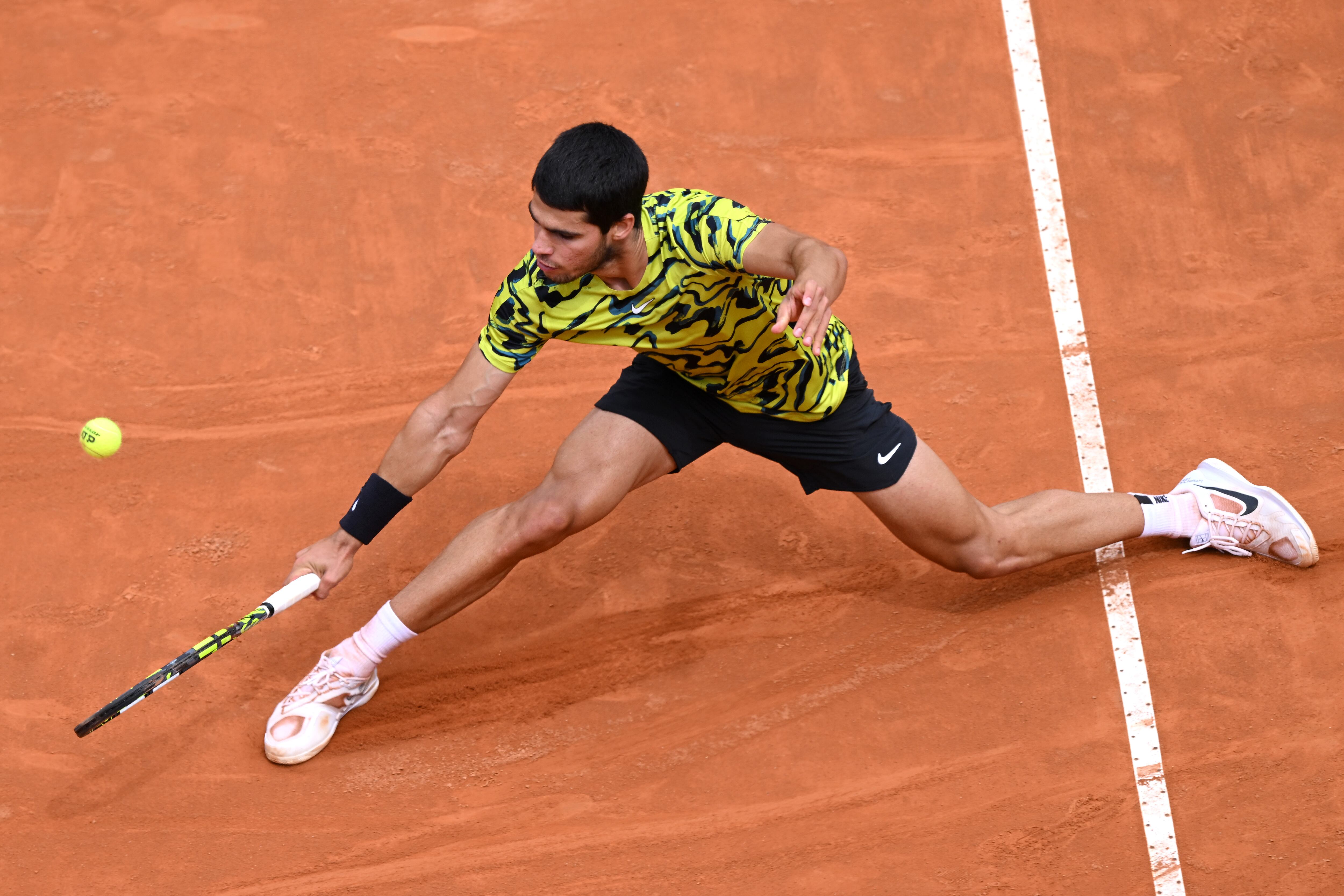 Carlos Alcaraz. (Photo by Justin Setterfield/Getty Images)