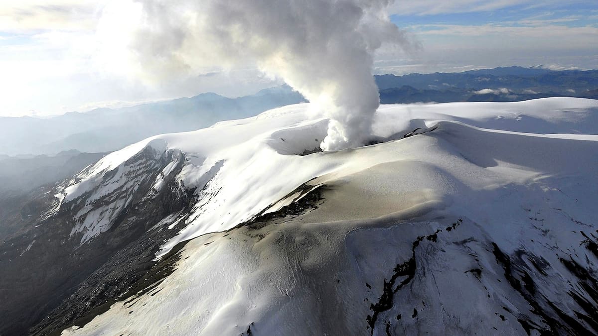 Tres volcanes tienen importante actividad sísmica, actualmente en Colombia