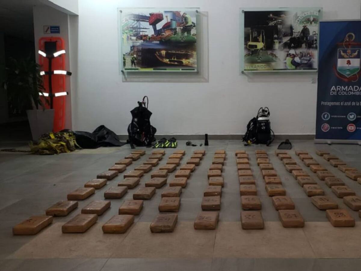 En Cartagena hallan 90 kilos de droga que iban a ser enviados a Europa