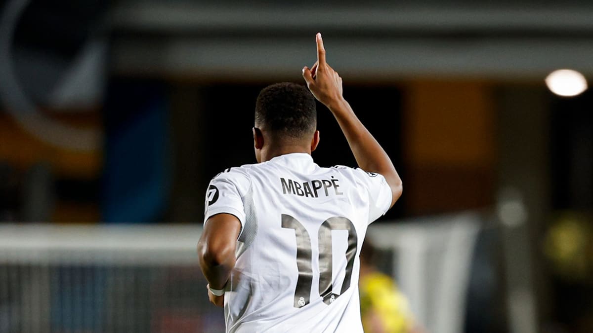 Real Madrid golea en su visita a Kazajistán por Champions, con un triplete de Kylian Mbappé: Resumen