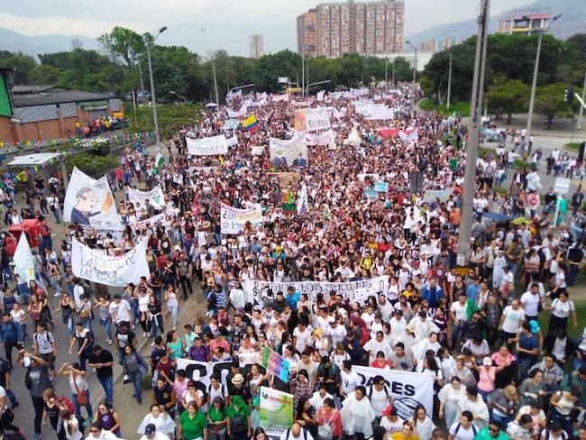 Nuevamente estudiantes, profesores y trabajadores marcharán en Medellín