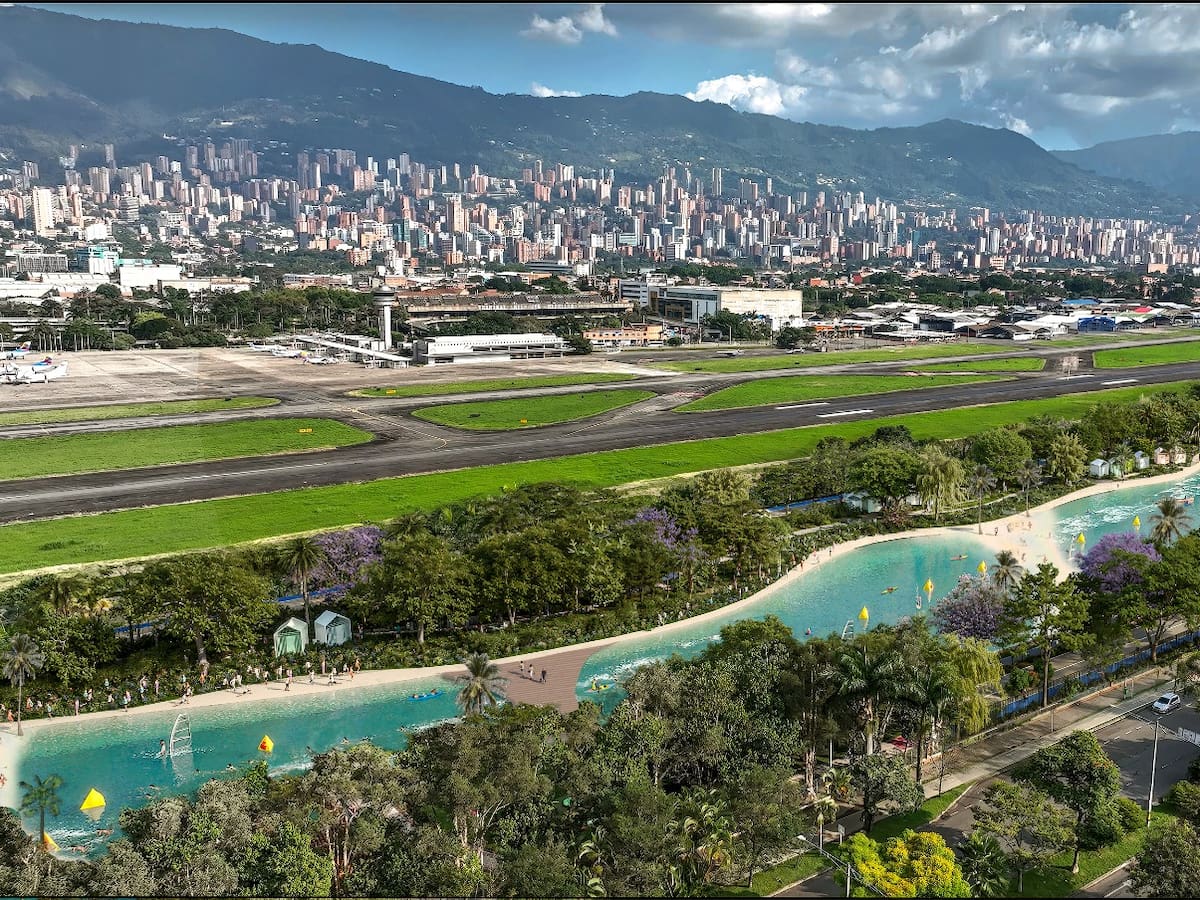 Así será el Gran Parque Medellín, con el que la ciudad tendrá mar y playa