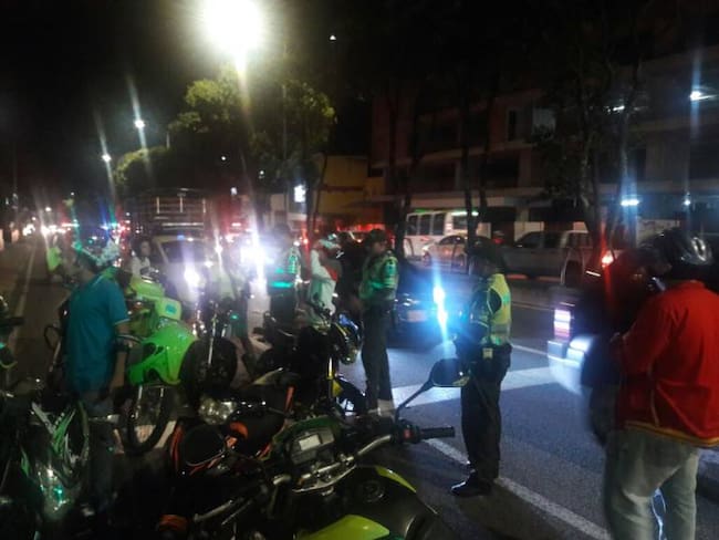 Los piques de motociclistas en Bucaramanga no dan tregua