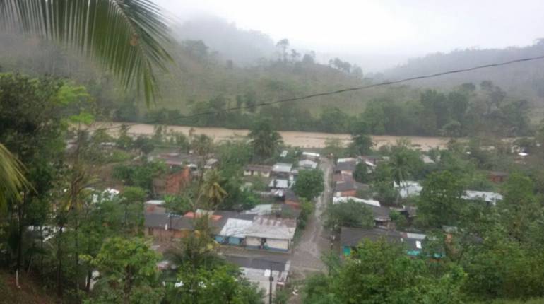 Así se vio el municipio de Turbo después de las lluvias. 
