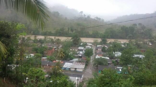 Así se vio el municipio de Turbo después de las lluvias.
