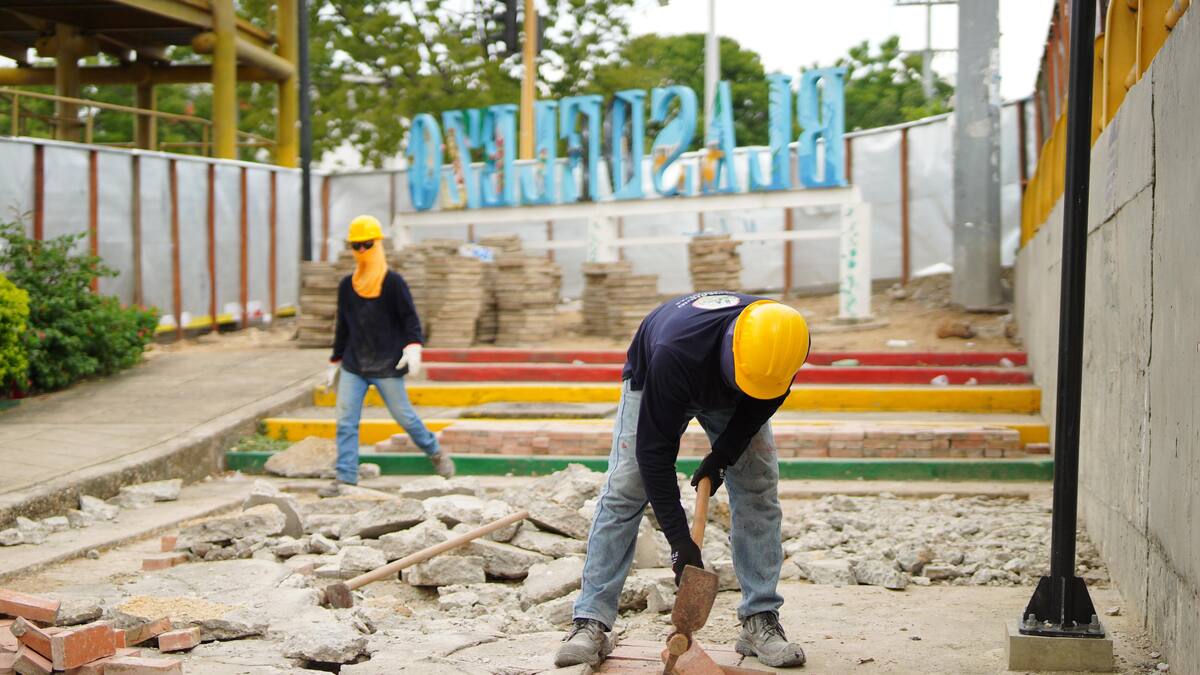 Iniciaron obras de remodelación en parque de La Virgencita en Blas de Lezo