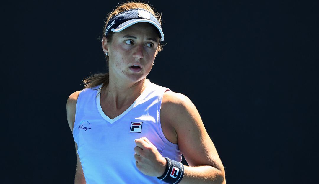 Nadia Podoroska, tenista argentina y número 48 del mundo.