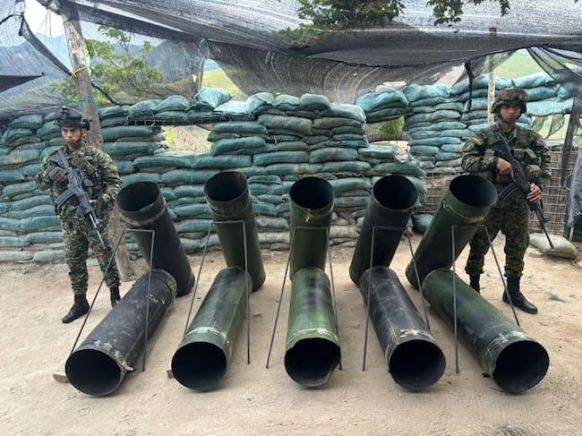 Ejército frustró instalación de medios explosivos del ELN en Norte de Santander. / Foto: Ejército.