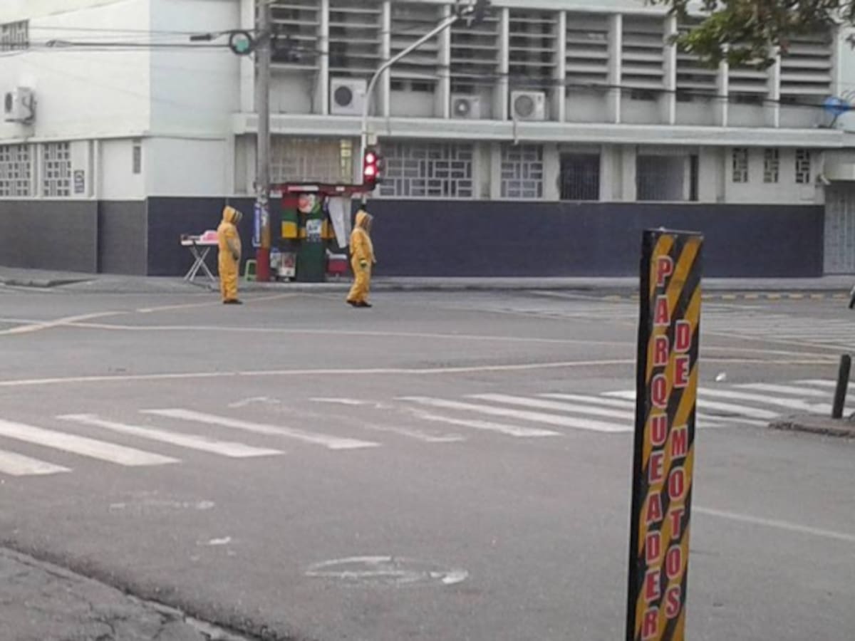 Emergencia en el centro de Neiva por invasión de abejas