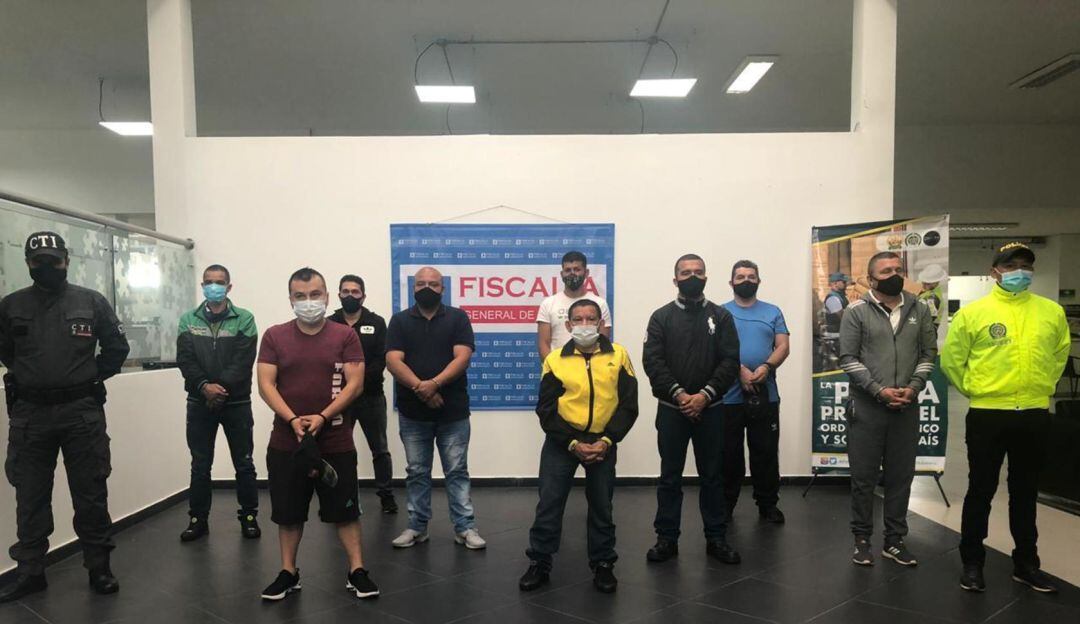 Red delincuencial 'Los Mercaderes'.