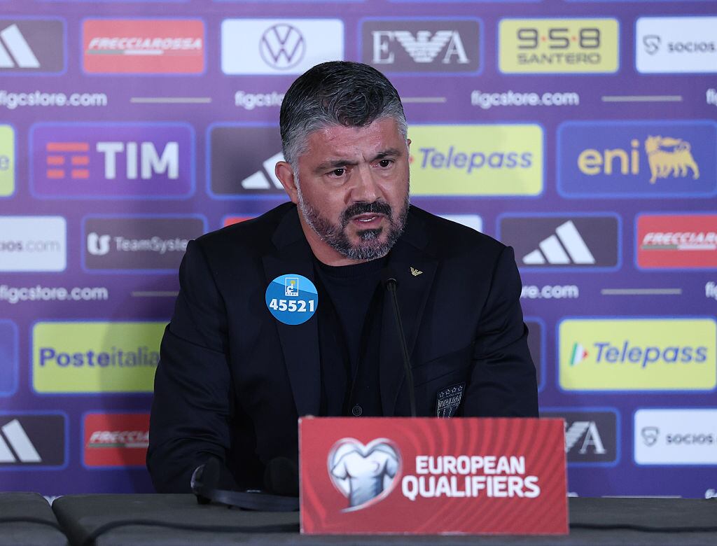 Gennaro Gattuso durante la rueda de prensa / Getty Images