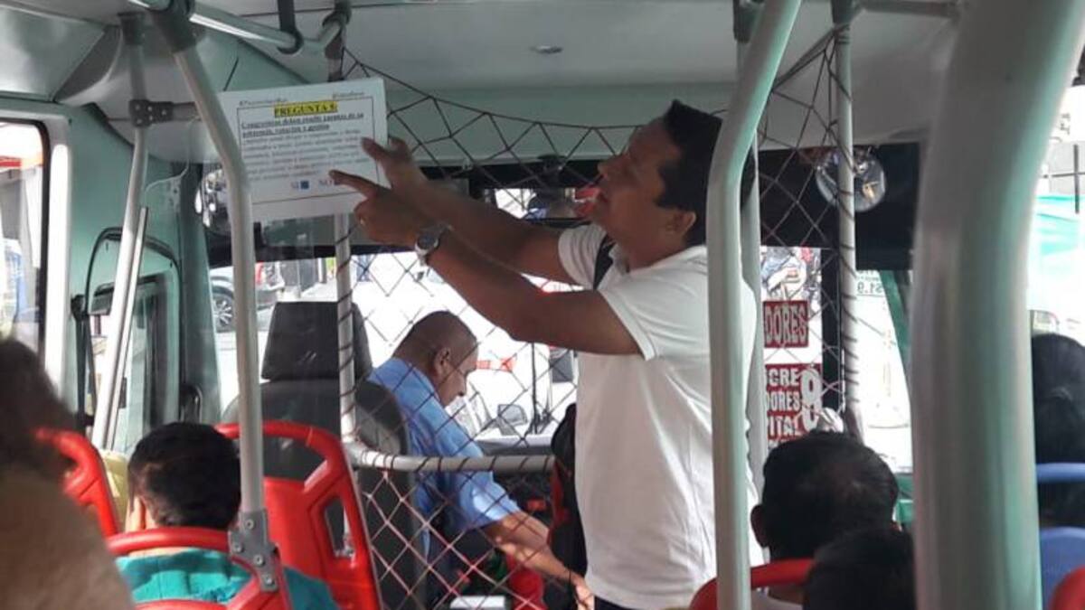 En Armenia hasta en los buses se hace pedagogía con la consulta anticorrupción