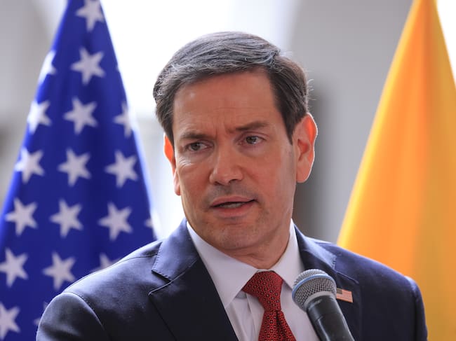 Marco Rubio en Ecuador este 9 de septiembre. Foto: Getty Images.