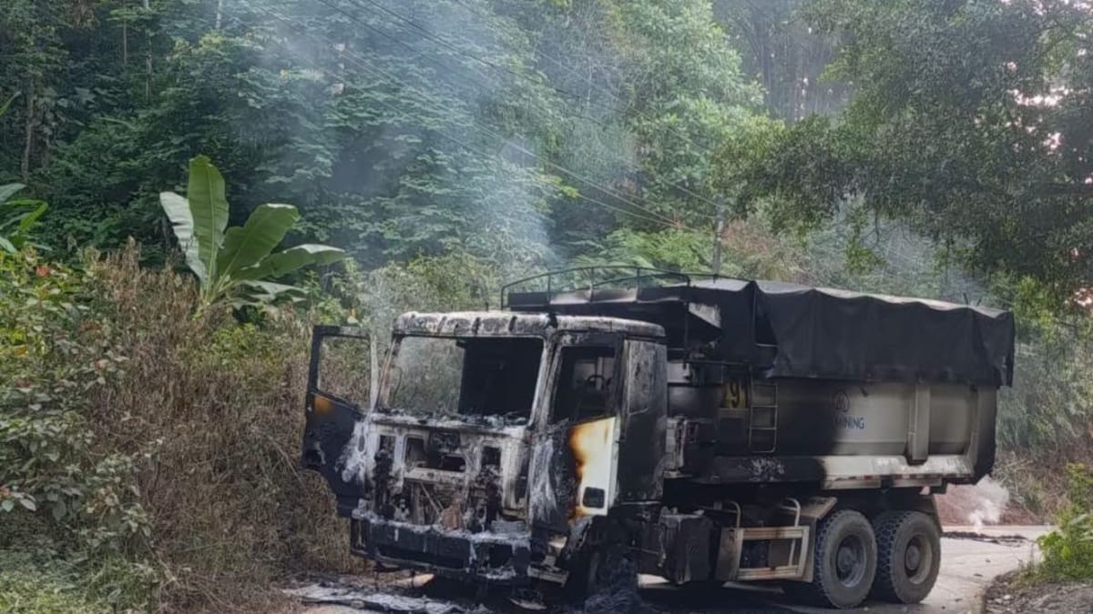 Varios desmanes y enfrentamientos generó un operativo contra la minería en Segovia, Antioquia